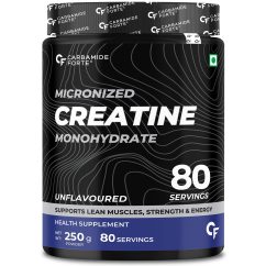 Carbamide Forte Micronised Creatine Monohydrate Powder 250g Unflavoured – Front Jar