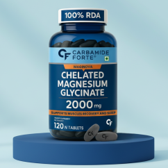 Carbamide Forte MagiNova Chelated Magnesium Glycinate 2000mg 120 Tablets