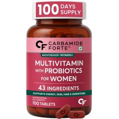 Carbamide Forte Novosules Women Multivitamin 100 Tablets – Front